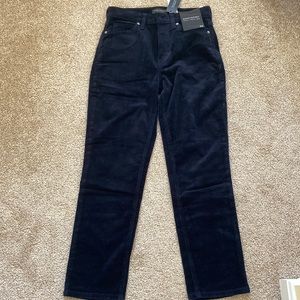 Banana Republic Navy Blue Straight Leg Corduroy Pants. NWT.